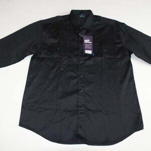 Kolossus Workwear Men's Button Front Shirt Size XL NWT Long Sleeve Black X-Large